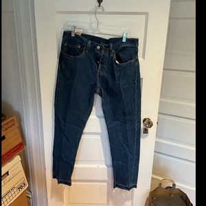 Levi Straight Leg Blue Jeans